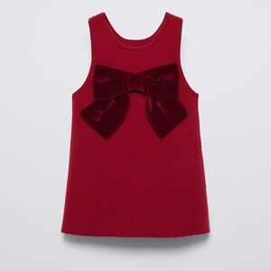 Zara Red Dress with Bow